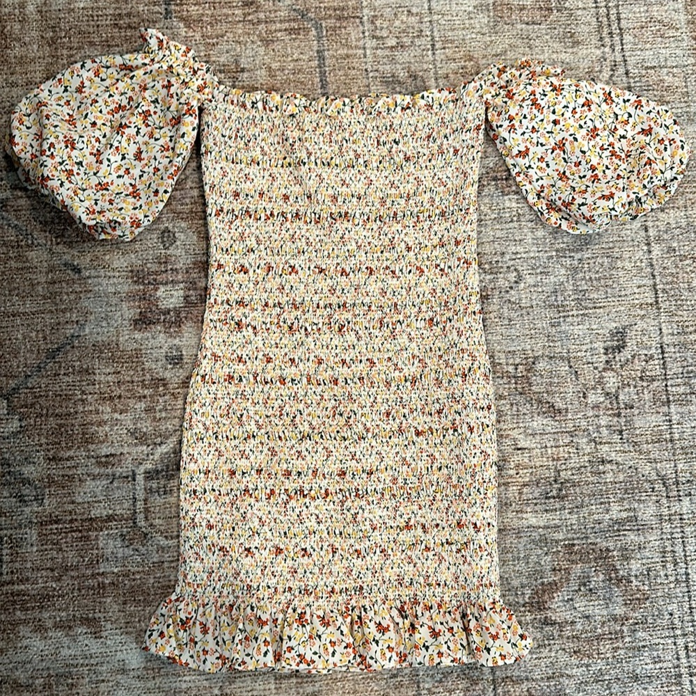 Topshop smocked dress
